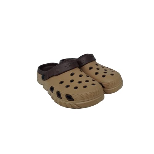 Image of Classic Men's and Women's Clogs, Black and Grey, Ultra-Light, Breathable, Anti-Skid, Quick-Dry Slip-On Water Sandals for Summer, Travel, and Casual Wear