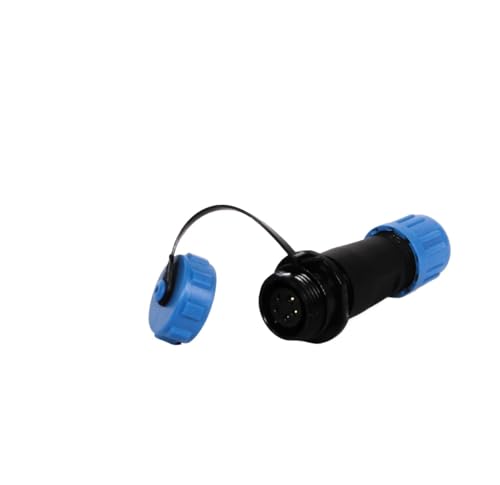 Conector impermeable SP13 contra humedad para paneles industriales de 5 contactos