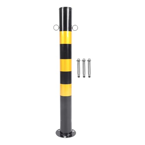 Bolardo de seguridad BEALIFE negro para mitigar riesgos de tráfico en parkings y zonas críticas