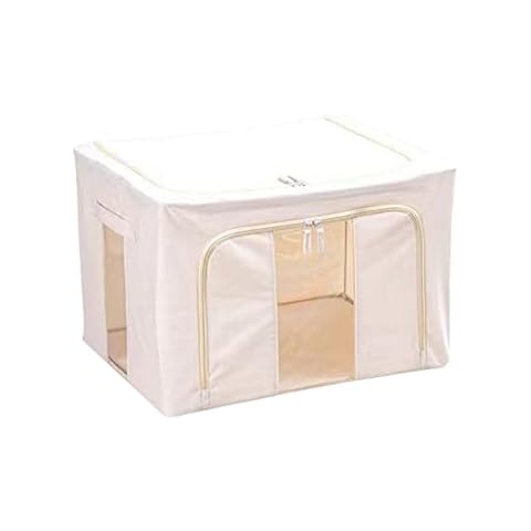 Yklhsocneg boîte rangement pliable en cuir Cover