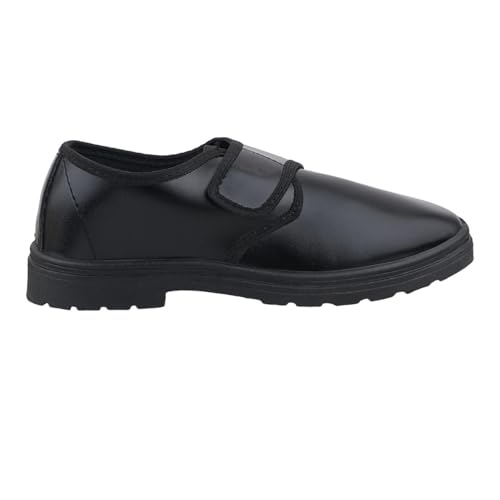 Image of Unisex Child Deluxe Lace-Up School Shoes | Durable, Comfortable & Stylish Uniform Footwear
