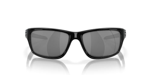 Oakley Man Sunglasses Polished Black Frame, Black Iridium Polarized Lenses, 60MM3