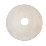 Polishing Floor Pad, 430mm, White, Pack of 5