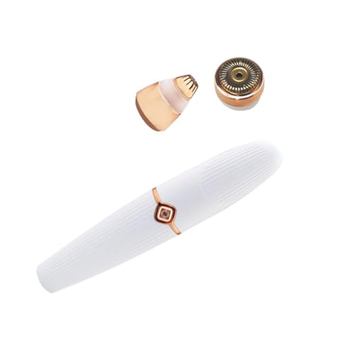 HAMPPLIES 1 Pieza Afeitadora Multifuncional USB para Mujeres Cortadora de Cejas Portátil y Ligera Color Blanco Herramienta Efectiva para Depilación Rápida