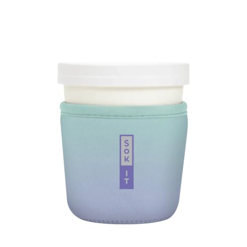 Sok It IceCreamSok Insulated Neoprene Cover (Mermaid Ombre, Fits Tapered Pints)
