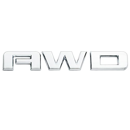 Image of 1Pc 2010-2020 Acadia Terrain Liftgate AWD Letter Emblem 3D Badge Nameplate Replacement for Acadia Terrain (Chrome)