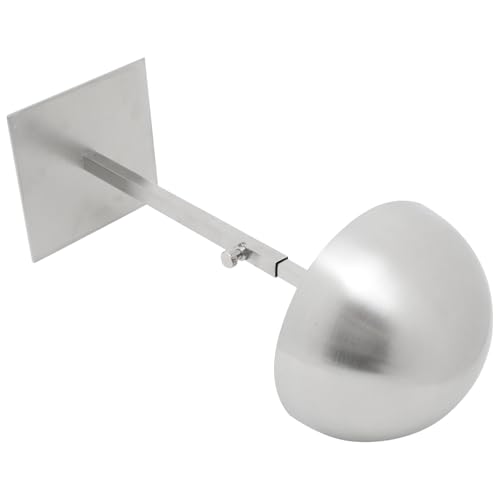 Porte-chapeau hauteur réglable avec base stable en acier inoxydable - 2
