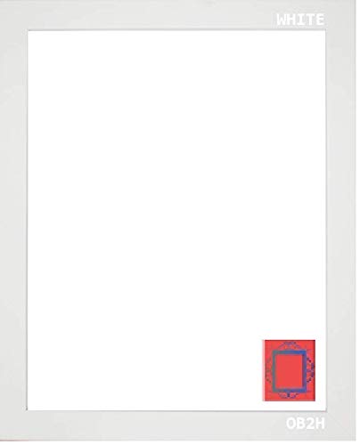 OB2H BLACK, WHITE, OAK, PICTURE FRAMES (White, 36 x 24 Inch)