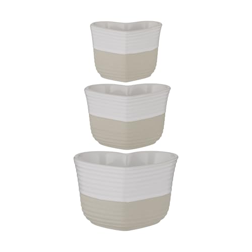 Juego de 3 Vasos Medidores Mason Cash Rustic Charm Stoneware