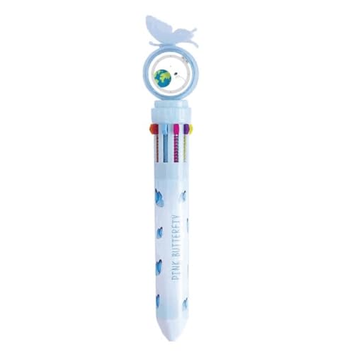 Stylo à bille rétractable multicolore sur le thème de l'espace pour l'école