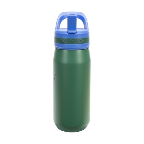 Image of PUMA unisex-adult 18oz Insulated Stainless Steel Water Bottle With Straw & Carry Handle