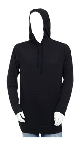 Big and Tall - Mens T Shirt Hoodie, Kangaroo Pocket