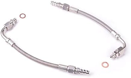 Turbo Water 4AN Teflon Line Kit M14 x 1.5mm MHI TD05 TD06 GT25 GT28 5/16" Barb