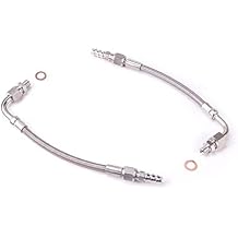 Turbo Water 4AN Teflon Line Kit M14 x 1.5mm MHI TD05 TD06 GT25 GT28 5/16" Barb