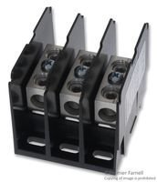Marathon 1323572 Terminal Block, Barrier, 3POS, 2/0-14AWG