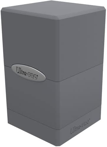 Ultra Pro Satin Tower Deck & Dice Box - Smoke Grey