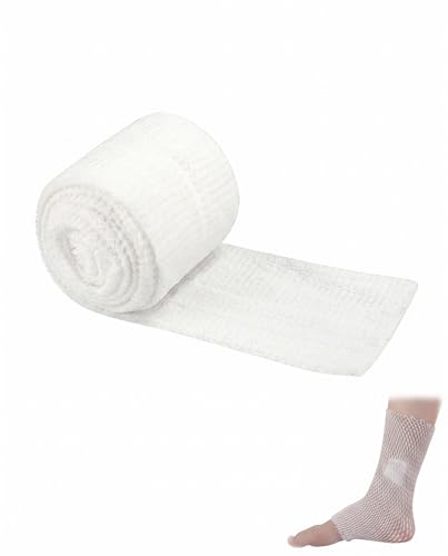 UEAVOID Elastischer Schlauchverband 1 Rolle Atmungsaktiver Netzverband für Arm Bein & Gelenke sicherer Halt für Wundverbände.