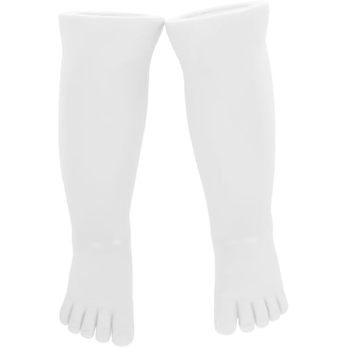 SHINEOFI Fußmannequin aus Robustem Kunststoff Weißes Fußmodell...