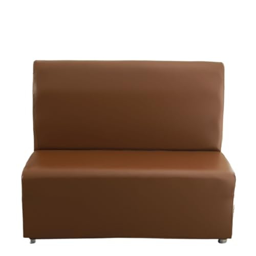DHYUACN Funda Sofa Cama Sin Brazos Funda elástica for sofá sin Brazos, Funda de Cuero Artificial for Restaurante, Hotel, hogar, Bar, cafetería, Cubiertas envolventes Completas(Color 7)