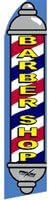 BARBER SHOP (Pole) Feather Banner Flag (11.5 x 2.5 Feet)