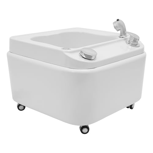 Spa de pies acrílico con luz LED y ducha portátil miniatura 7