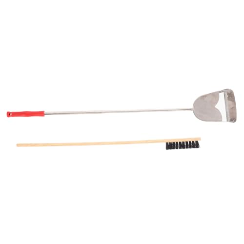 PERSELOSO 2piezas Cepillo y Pala para Jaulas Pequeñas Kit De Limpieza Multifuncional para Aves y Mascotas