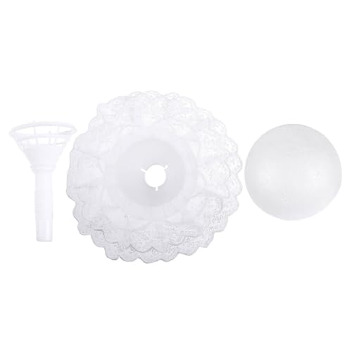 OATIPHO Soporte para Arreglos de Boda Espuma de Color Claro en Forma de Hemisferio, Fácil de Usar para DIY y Porta Ramo de Flores de Novia en Decoración Romántica