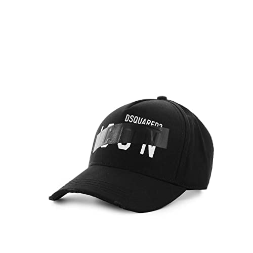 Preisvergleich Produktbild DSQUARED2 Icon Baseballmütze für Herren, schwarz