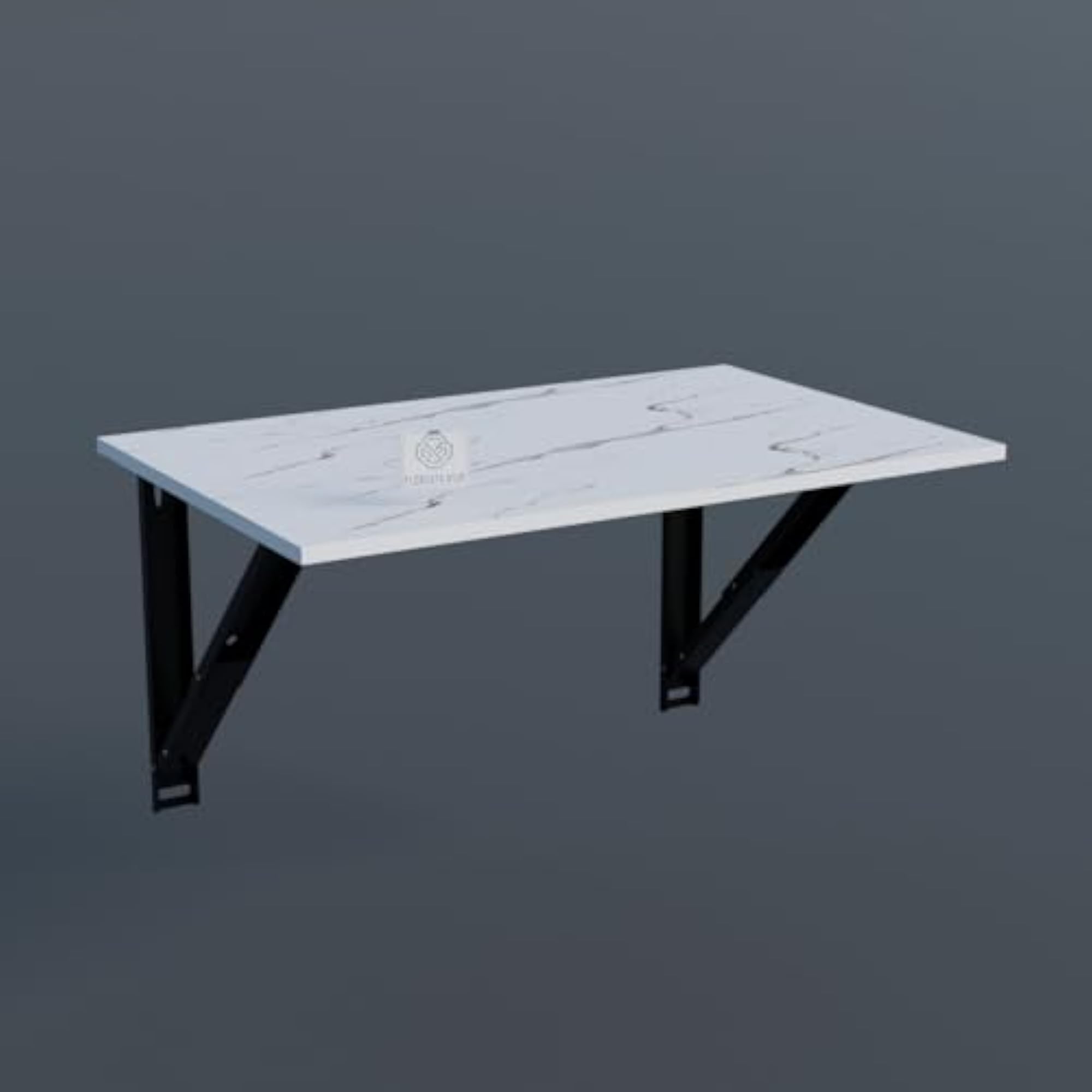 Wall Mounted Study Table for Smart Space, Foldable Feature