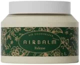 Air Balm Therapyum Release Solid Odor Eliminator, 12.35 oz (1 Pack), Lasts up to 90 Days, Sweet Floral Woody Scent, for Room, Kitchen, Bathroom & Wardrobe