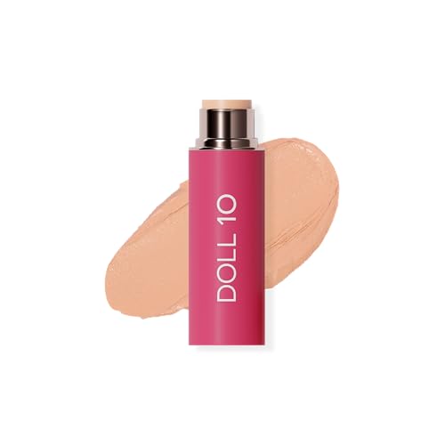 Peptide Blur Stick Foundation - Medium Buildable Coverage Soft-Focus Pore Blurring Hydrating Foundation for Mature & Textured Skin Clean Beauty Makeup 0.29 oz (Fair/Light)
