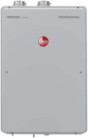 Rheem Prestige High Efficiency 9.5GPM Indoor Natural Gas Tankless Water Heater