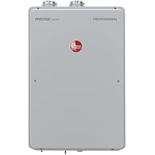 Rheem Prestige High Efficiency Condensing Tankless Indoor Natural Gas Water Heater, RTGH-84DVLN-2 8.4 GPM