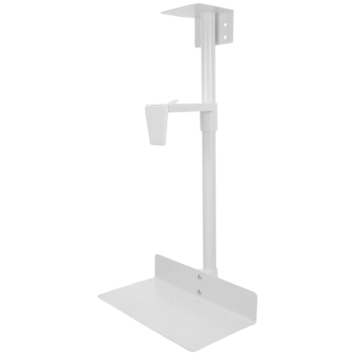 Soporte para torre de computadora en pared - Soporte de montaje bajo escritorio para PC - Ajustable de 5,1" a 8,5" de ancho y 3,9" a 18,5" de altura - Capacidad de 55 lb - Colgador para CPU ideal para oficina en casa miniatura 1