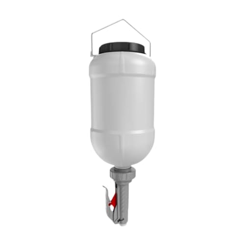Milageto Botella de de 5,5 l, Ligera, versátil y rellenable, para Colgar, Ideal para restaurantes, barbacoas y Exteriores.