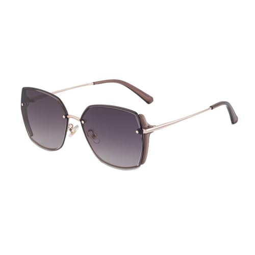 Lunettes de soleil femme rétro pour terrasses et sorties d'été avec double faisceau