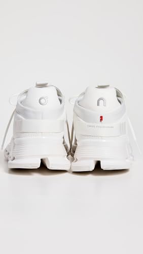 On Women's Cloudnova Sneakers, Undyed-White/White, 10 Medium US