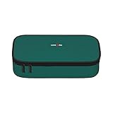 Rec Live Pd かわいい ペンケース 大容量 帆布 筆箱 多機能 収納 シンプル学生 社会人用 ジッパー式 文房具