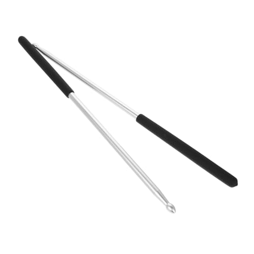 Baquetas Toddmomy de aleación de aluminio, 1 par, diseño ergonómico y ligero para batería acústica y jazz miniatura 1