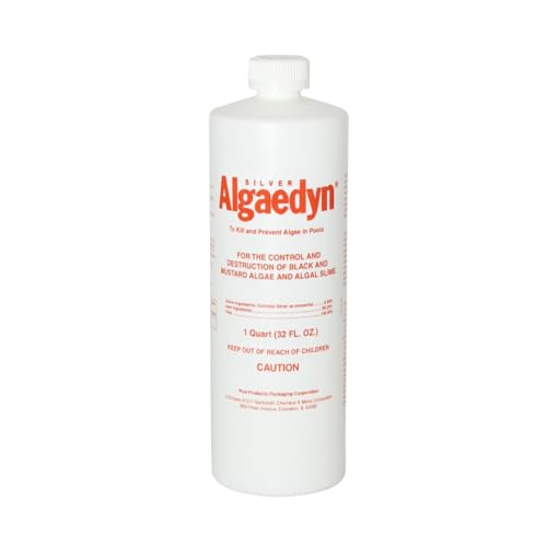 Silver Algaedyn Algae Remover Algaecide | Green and Mustard Algae Remover | Black Algae Remover | 32 oz. | 47-600 (1)