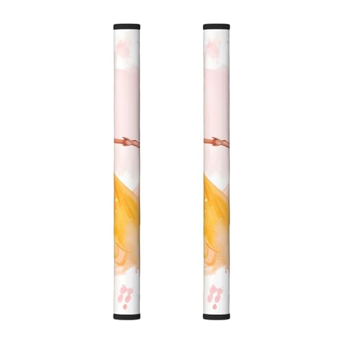 Colorful Girls - 2 fundas para manija de puerta de refrigerador, diseño de mujer americana, para nevera, microondas, estufa, horno, lavavajillas