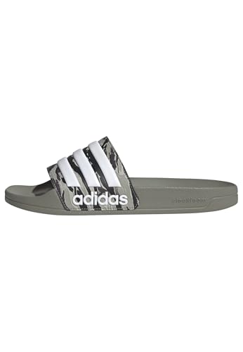 adidas Mixte Adilette Shower Slides Slipper, Vivid Red / Cloud White / Vivid Red, 40.5 EU