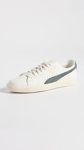 PUMA Mens Clyde Base Lace Up Sneakers Shoes Casual - Off White2