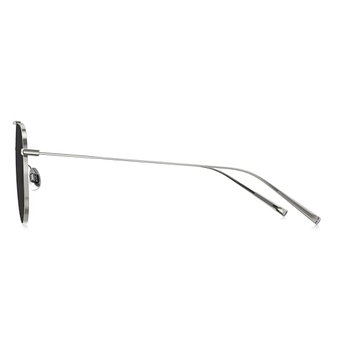 BOLON Ultra Lightweight Full Titanium Classic Aviator Polarized Sunglasses, Exclusive Eyewear Brand of EssilorLuxottica3