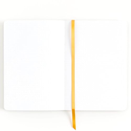 Carnet de notes à points avec couverture rigide florale et détails dorés raffinés - 2