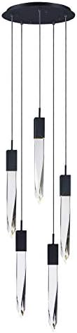Quartz Led 5-Light Pendant