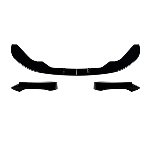 Lame de pare-choc avant pour BMW Série 1 F20 F21 LCI 2015-2019 kit becquet lèvre noir brillant