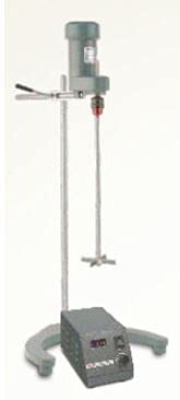 Remi - Heavy Duty Low Speed AC geared stirrer with Brushless Motor & hollow shaft and propeller of SS 316,chuck & transformer speed regulator (Code : RQG-128C/D)