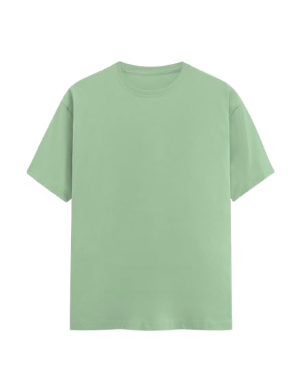 Plain Men Classic Crew T-Shirt | 100% Cotton Solid Casual T-Shirt | Soft Breathable Fabric | Regular Fit Everyday Wear Tee-picture-49