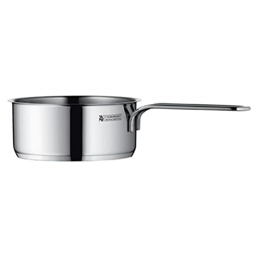 WMF Mini - Cazo de Ø14cm y 0,9 litros, cromargan acero inoxidable publido, apto para todo tipo de cocina incluido inducción